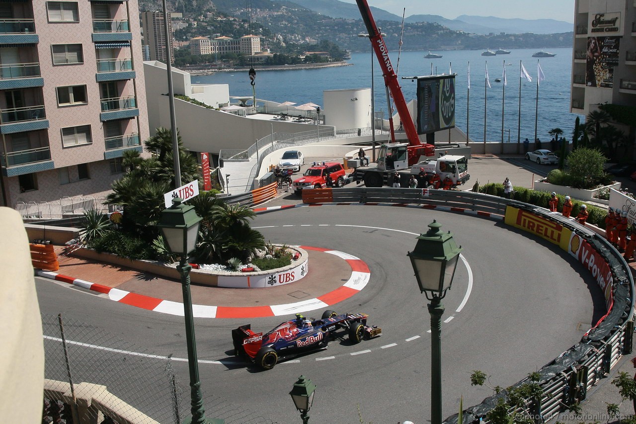GP MONACO, 24.05.2012- Prove Libere 1, Jean-Eric Vergne (FRA) Scuderia Toro Rosso STR7 
