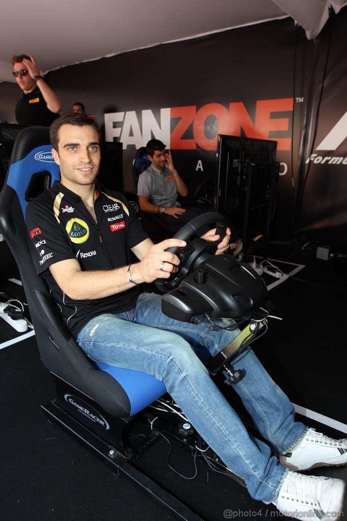 GP MONACO, 24.05.2012- Prove Libere 1, Jerome D'Ambrosio (BEL), Test driver, Lotus F1 Team E20 