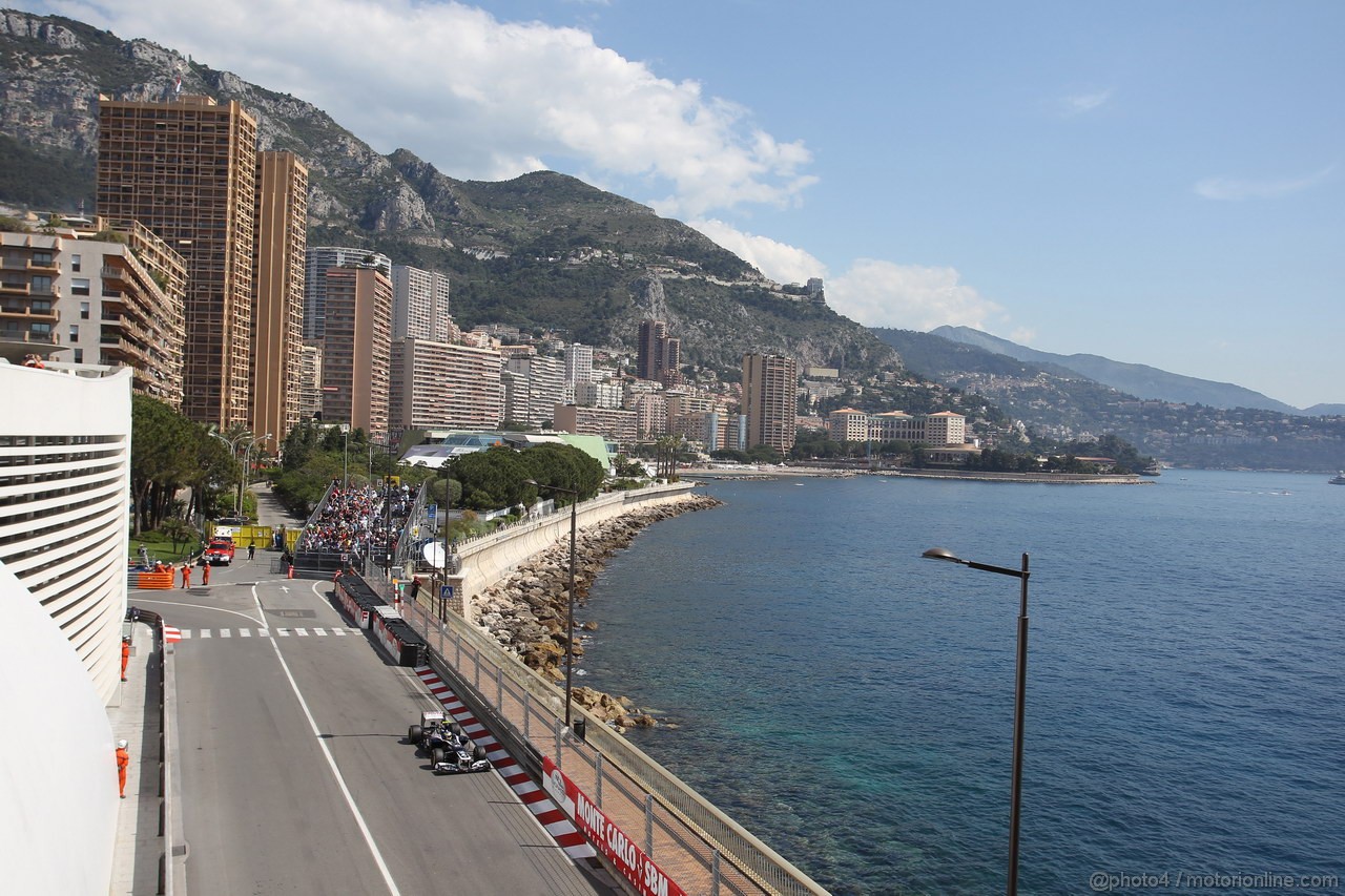 GP MONACO, 24.05.2012- Prove Libere 2, Bruno Senna (BRA) Williams F1 Team FW34 