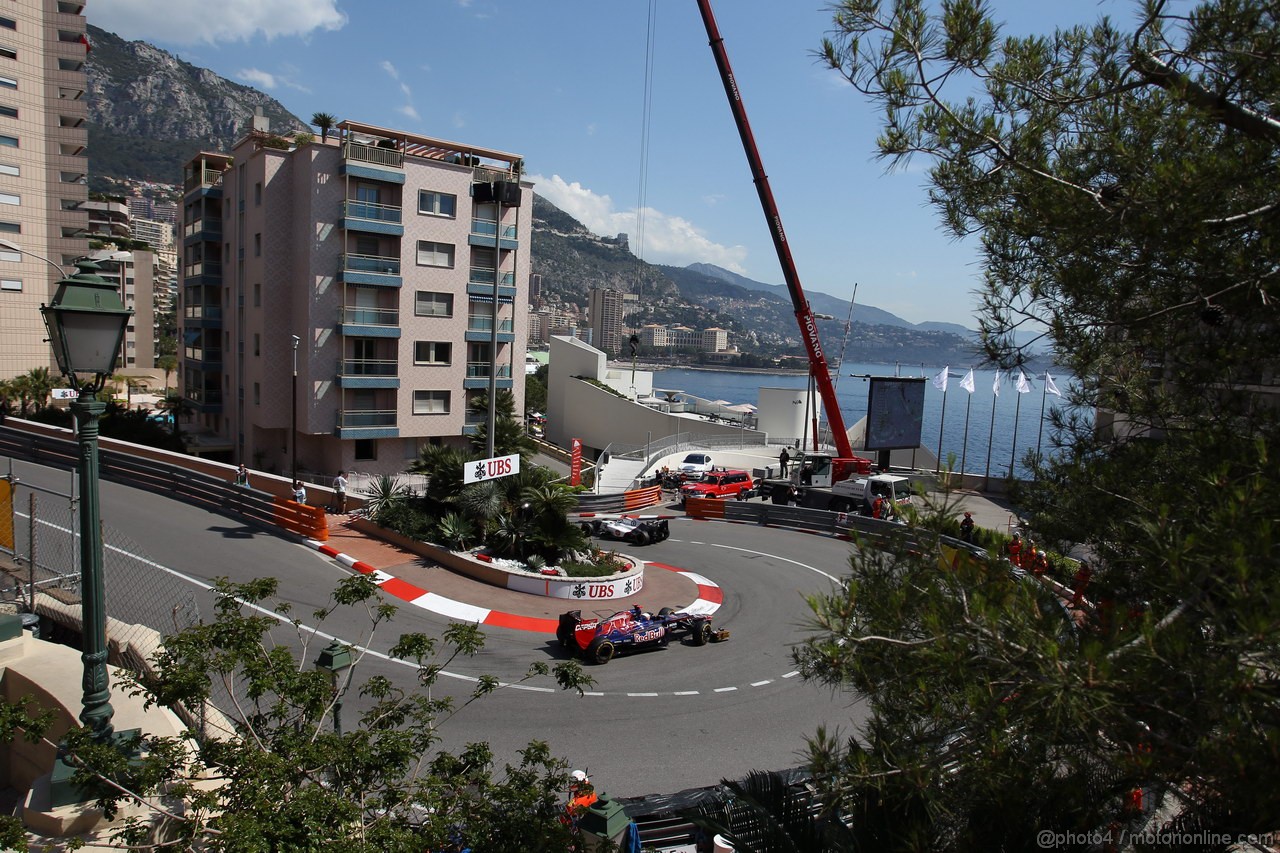 GP MONACO, 24.05.2012- Prove Libere 2, Daniel Ricciardo (AUS) Scuderia Toro Rosso STR7 