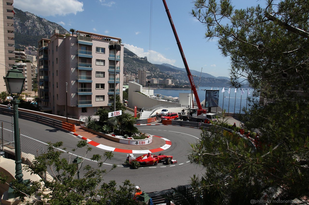 GP MONACO, 24.05.2012- Prove Libere 2, Fernando Alonso (ESP) Ferrari F2012 