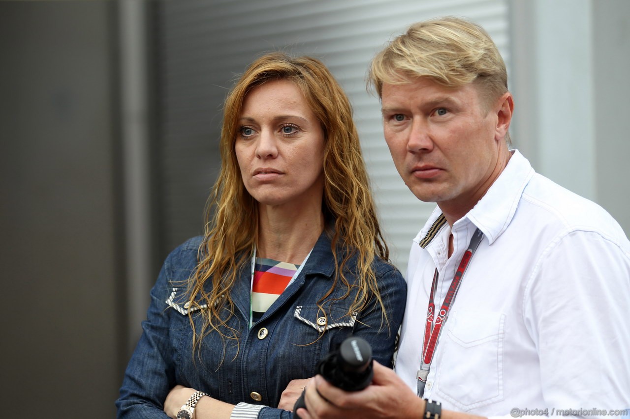 GP MONACO, 24.05.2012- Prove Libere 2, Mika Hakkinen (FIN), ex F1 driver 