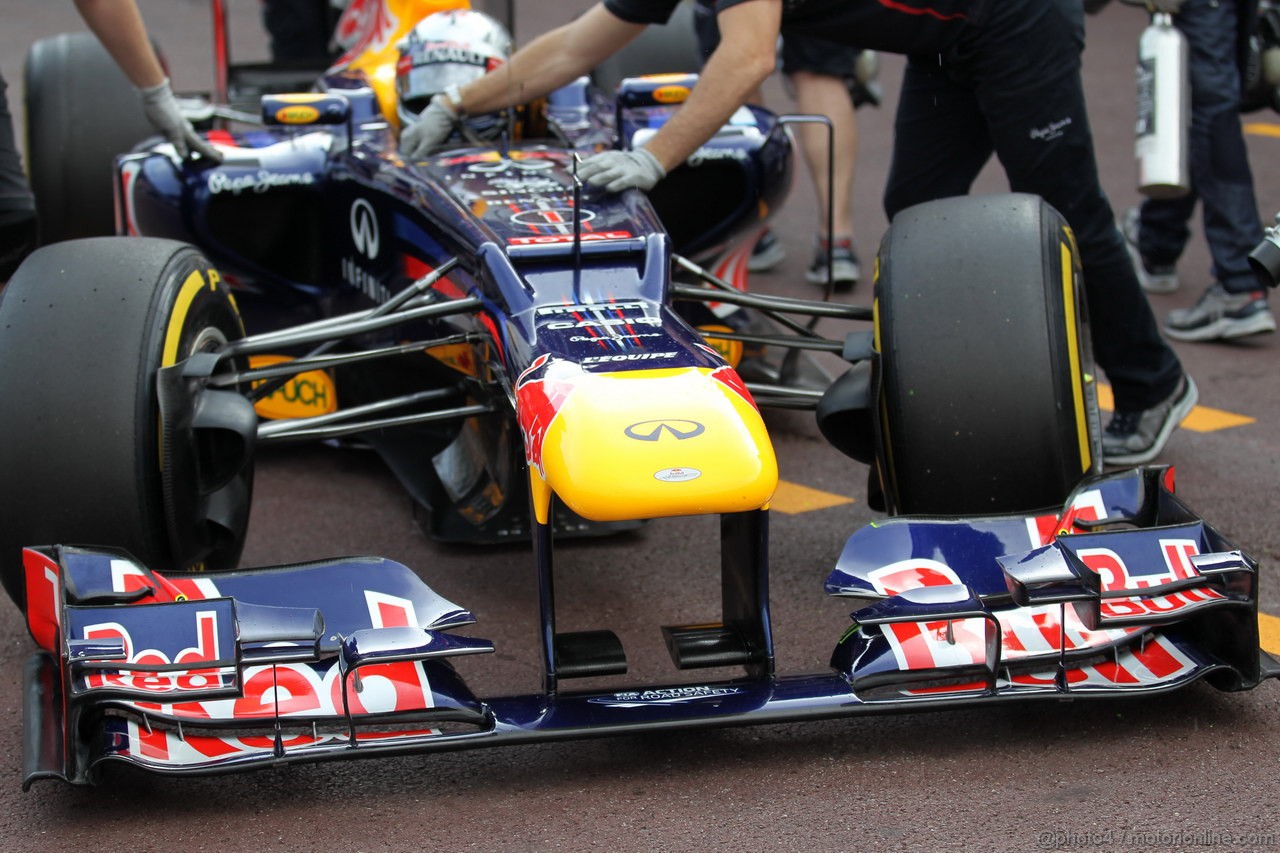 GP MONACO, 24.05.2012- Prove Libere 2, Sebastian Vettel (GER) Red Bull Racing RB8