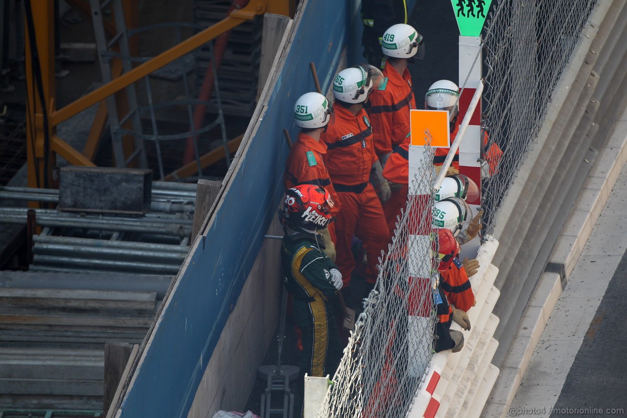 GP MONACO, 24.05.2012- Prove Libere 2, Heikki Kovalainen (FIN) Caterham F1 Team CT01