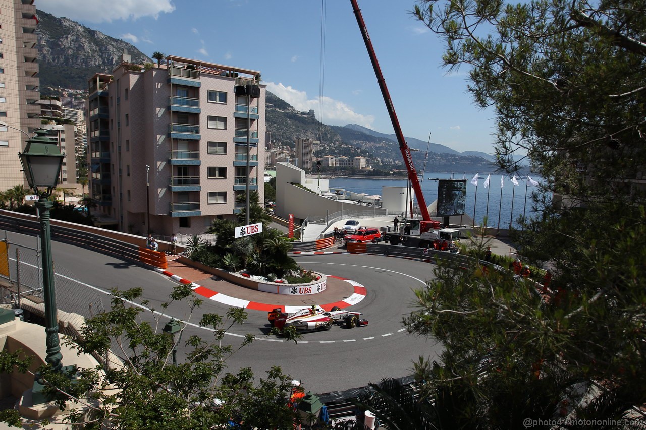 GP MONACO, 24.05.2012- Prove Libere 2, Narain Karthikeyan (IND) HRT Formula 1 Team F112 