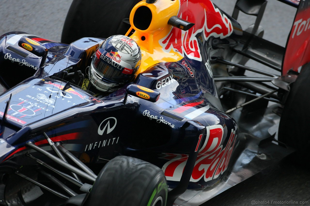 GP MONACO, 24.05.2012- Prove Libere 2, Sebastian Vettel (GER) Red Bull Racing RB8 