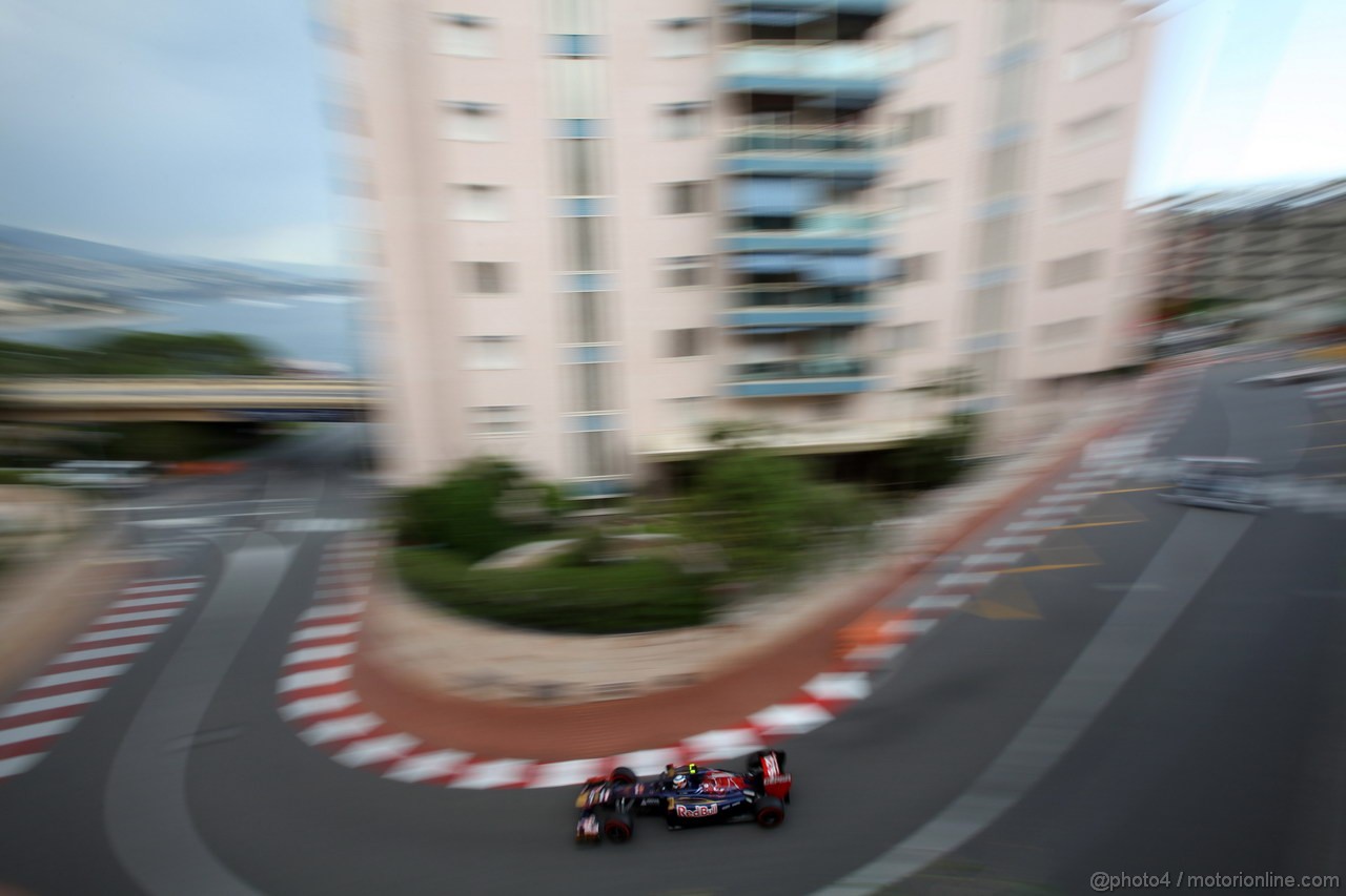 GP MONACO, 24.05.2012- Prove Libere 2, Jean-Eric Vergne (FRA) Scuderia Toro Rosso STR7 