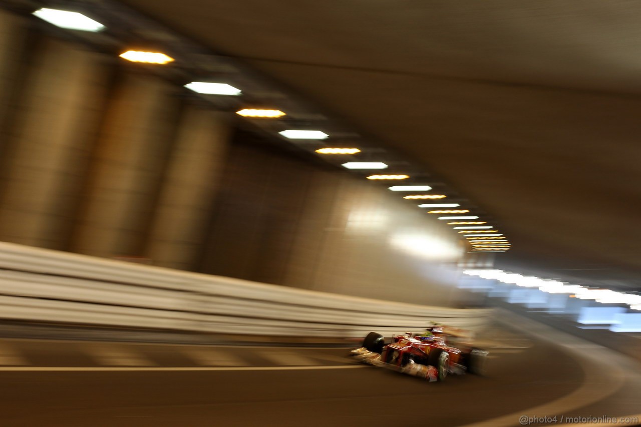 GP MONACO, 24.05.2012- Prove Libere 2, Felipe Massa (BRA) Ferrari F2012 