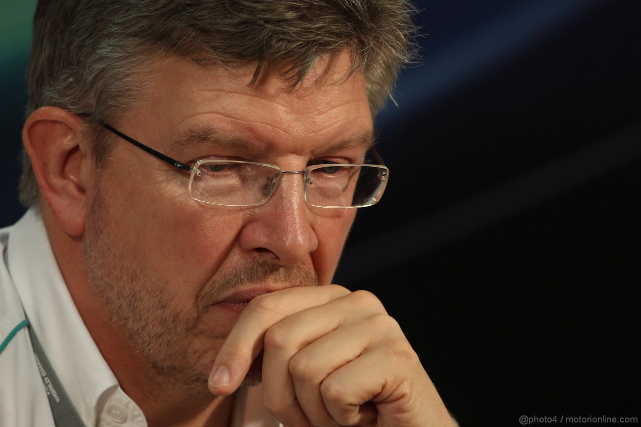 GP MONACO, 24.05.2012- Conferenza Stampa, Ross Brawn (GBR), Team Principal, Mercedes GP 
