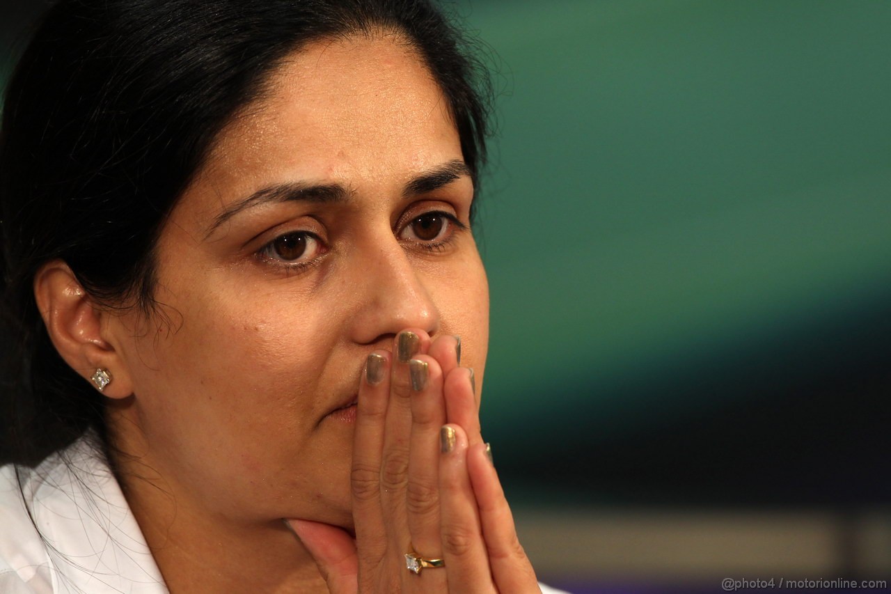 GP MONACO, 24.05.2012- Conferenza Stampa, Monisha Kaltenborn (AUT), Chief Executive Officer, Sauber F1 Team 