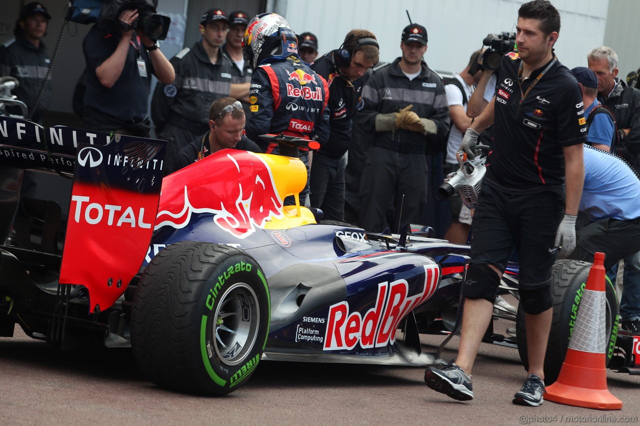 GP MONACO, 24.05.2012- Prove Libere 2,Sebastian Vettel (GER) Red Bull Racing RB8 