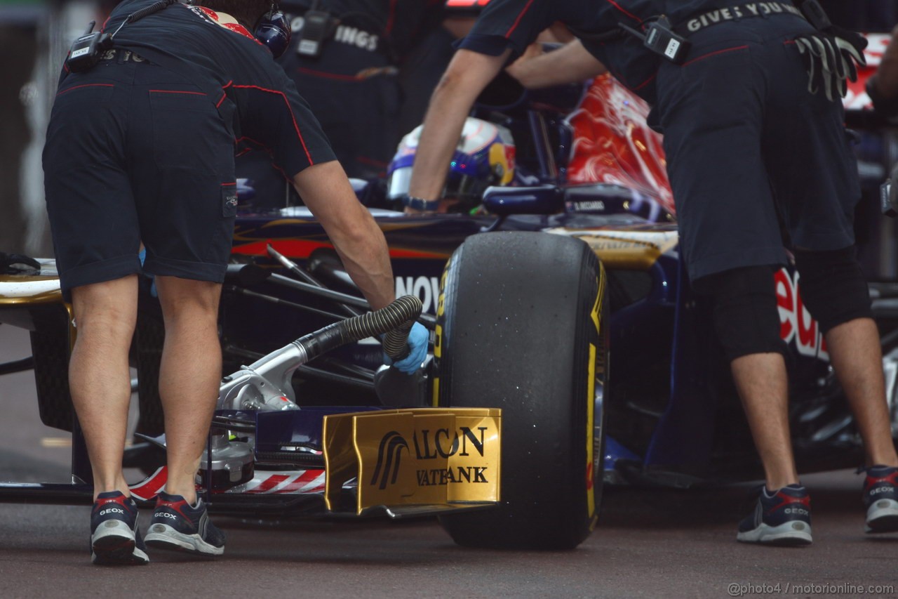 GP MONACO, 24.05.2012- Prove Libere 2, Jean-Eric Vergne (FRA) Scuderia Toro Rosso STR7 