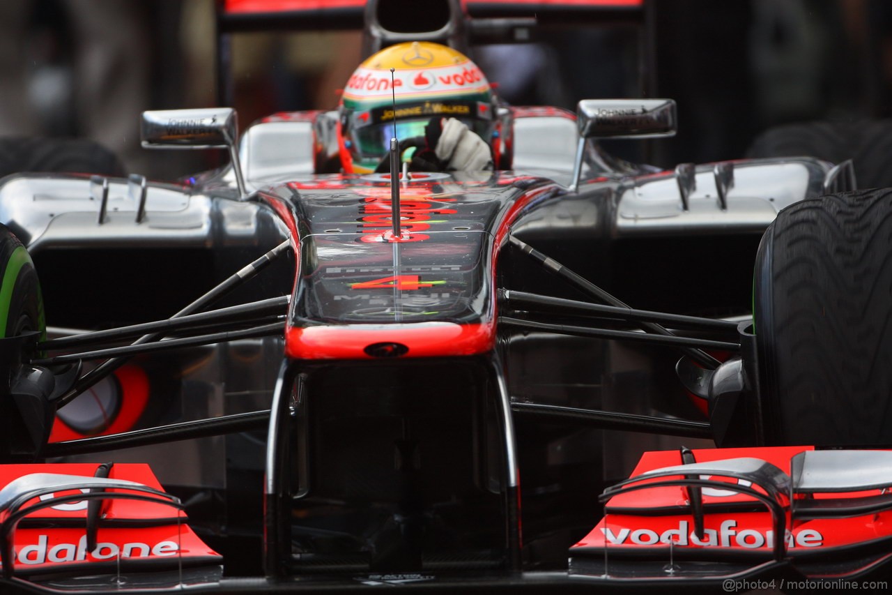 GP MONACO, 24.05.2012- Prove Libere 2, Lewis Hamilton (GBR) McLaren Mercedes MP4-27 