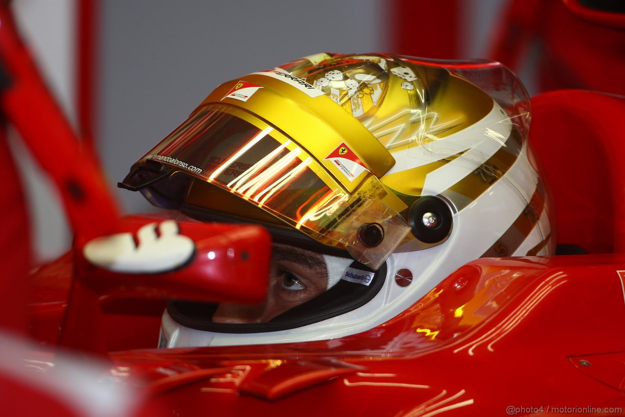 GP MONACO, 24.05.2012- Prove Libere 2, Fernando Alonso (ESP) Ferrari F2012 