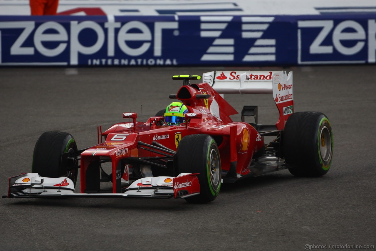 GP MONACO, 24.05.2012- Prove Libere 2, Felipe Massa (BRA) Ferrari F2012 