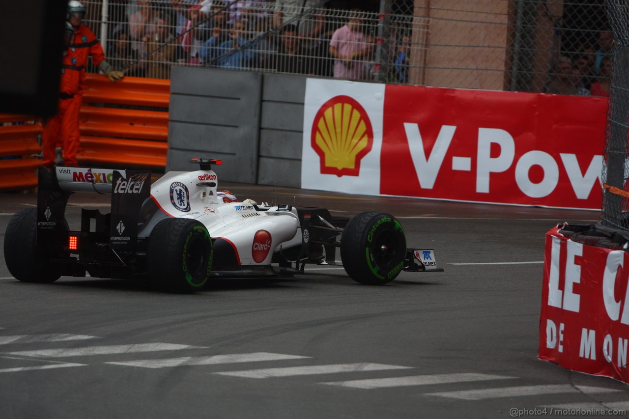 GP MONACO, 24.05.2012- Prove Libere 2,  Sergio Prez (MEX) Sauber F1 Team C31 