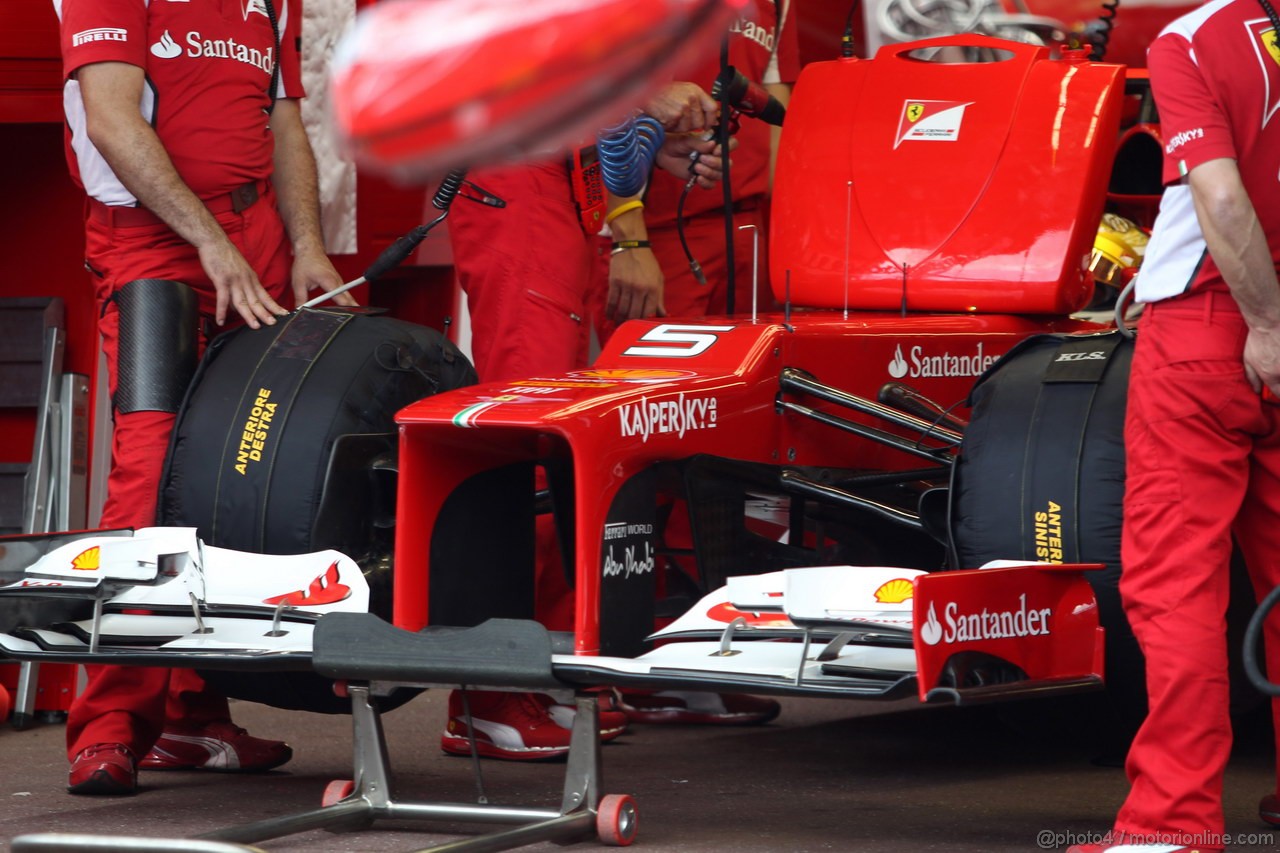 GP MONACO, 24.05.2012- Prove Libere 2,  Fernando Alonso (ESP) Ferrari F2012 