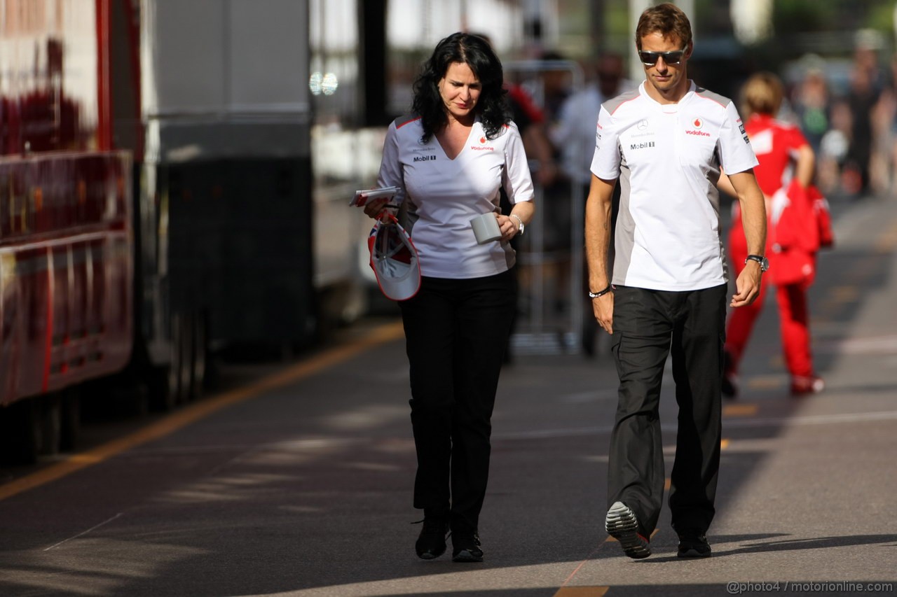 GP MONACO, 24.05.2012- Jenson Button (GBR) McLaren Mercedes MP4-27 