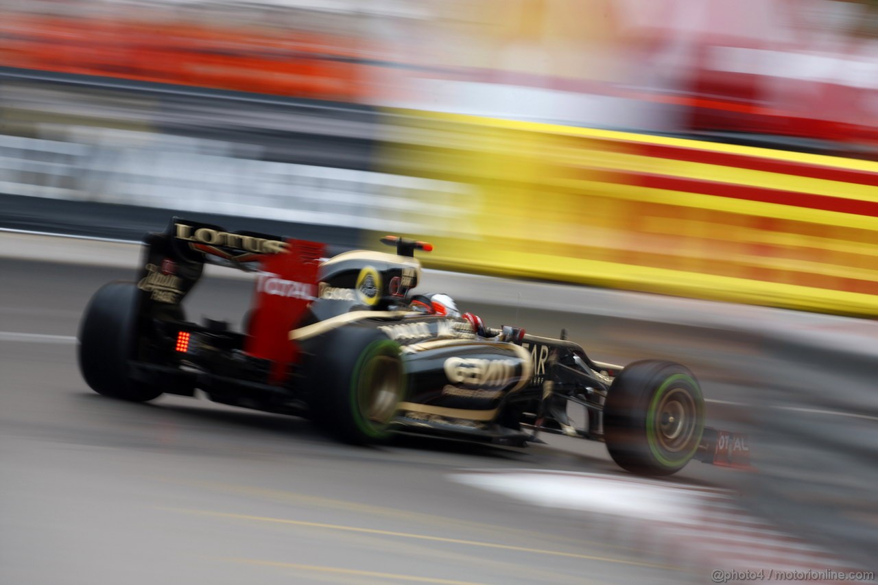 GP MONACO, 24.05.2012- Kimi Raikkonen (FIN) Lotus F1 Team E20 