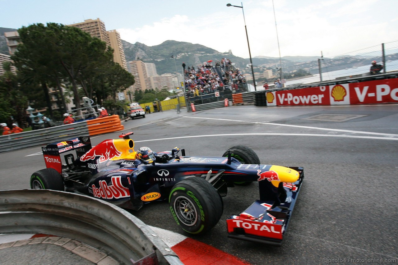 GP MONACO, 24.05.2012- Sebastian Vettel (GER) Red Bull Racing RB8 