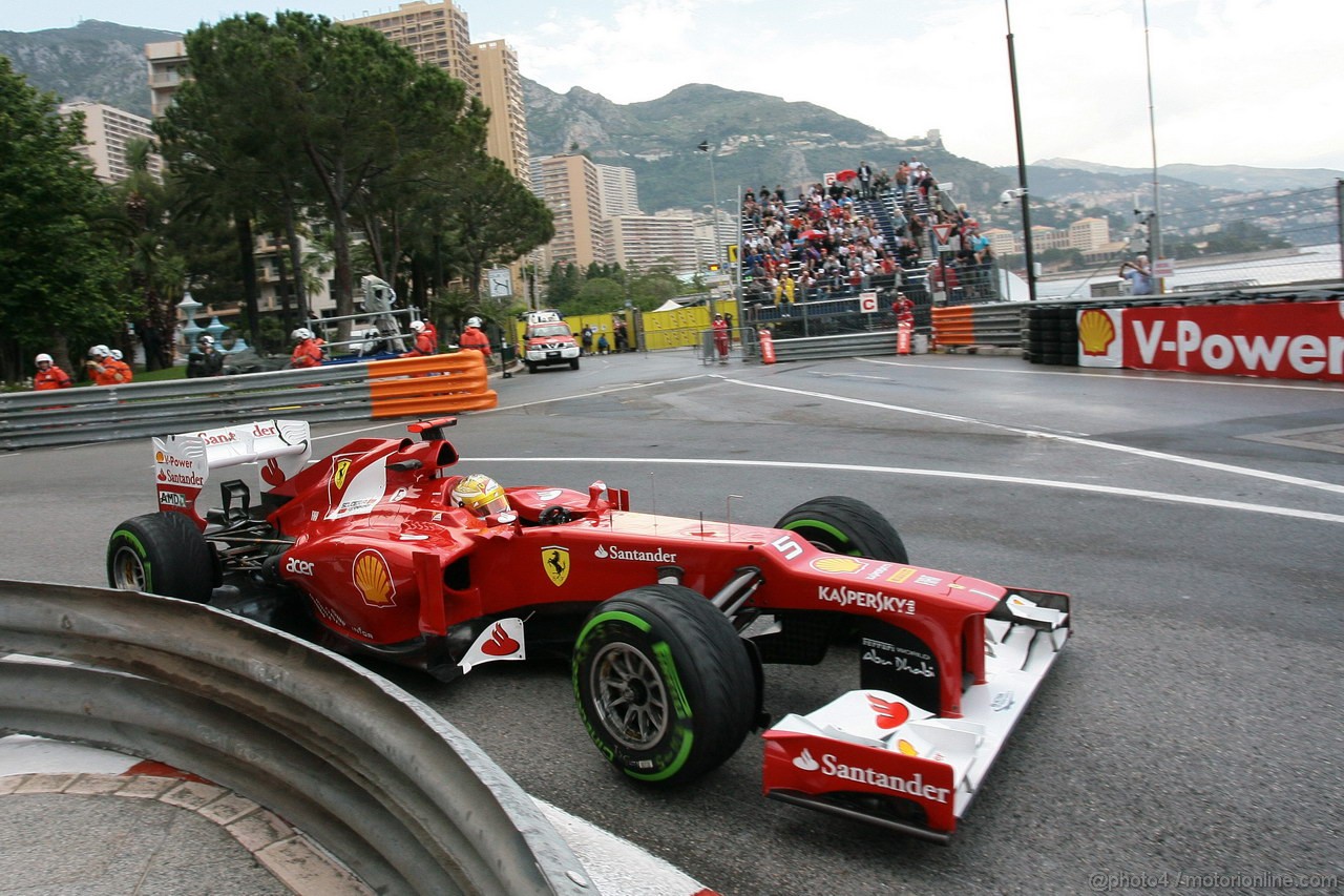 GP MONACO, 24.05.2012- Fernando Alonso (ESP) Ferrari F2012 