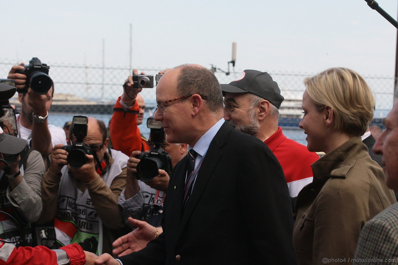 GP MONACO, 24.05.2012- S.A.S. Prince Albert II Princess Charlene of Monaco