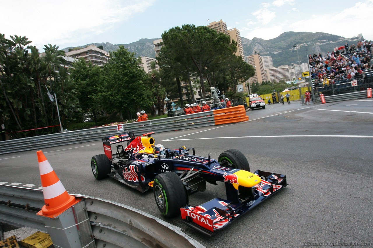 GP MONACO, 24.05.2012- Sebastian Vettel (GER) Red Bull Racing RB8 
