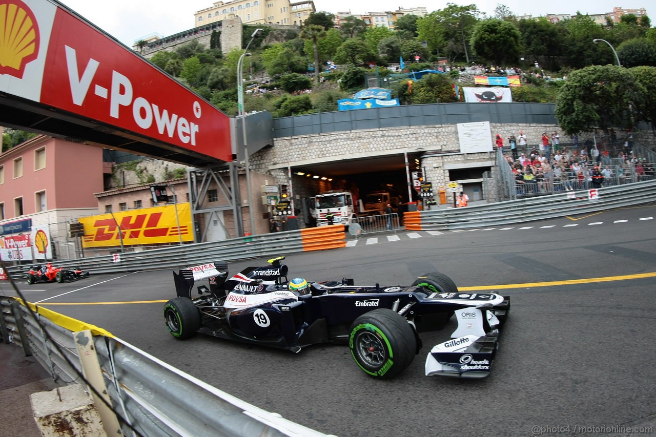 GP MONACO, 24.05.2012- Prove Libere 2, Bruno Senna (BRA) Williams F1 Team FW34 