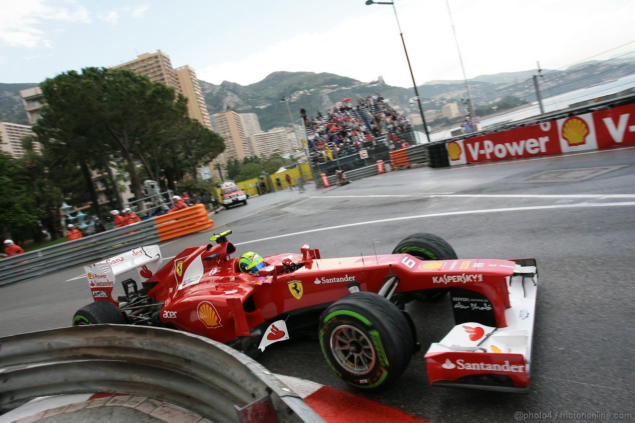 GP MONACO, 24.05.2012- Prove Libere 2, Felipe Massa (BRA) Ferrari F2012 