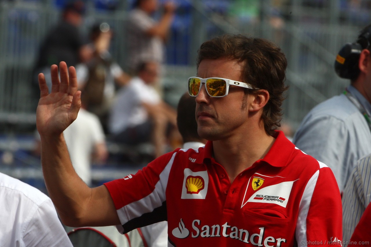 GP MONACO, 24.05.2012- Fernando Alonso (ESP) Ferrari F2012 