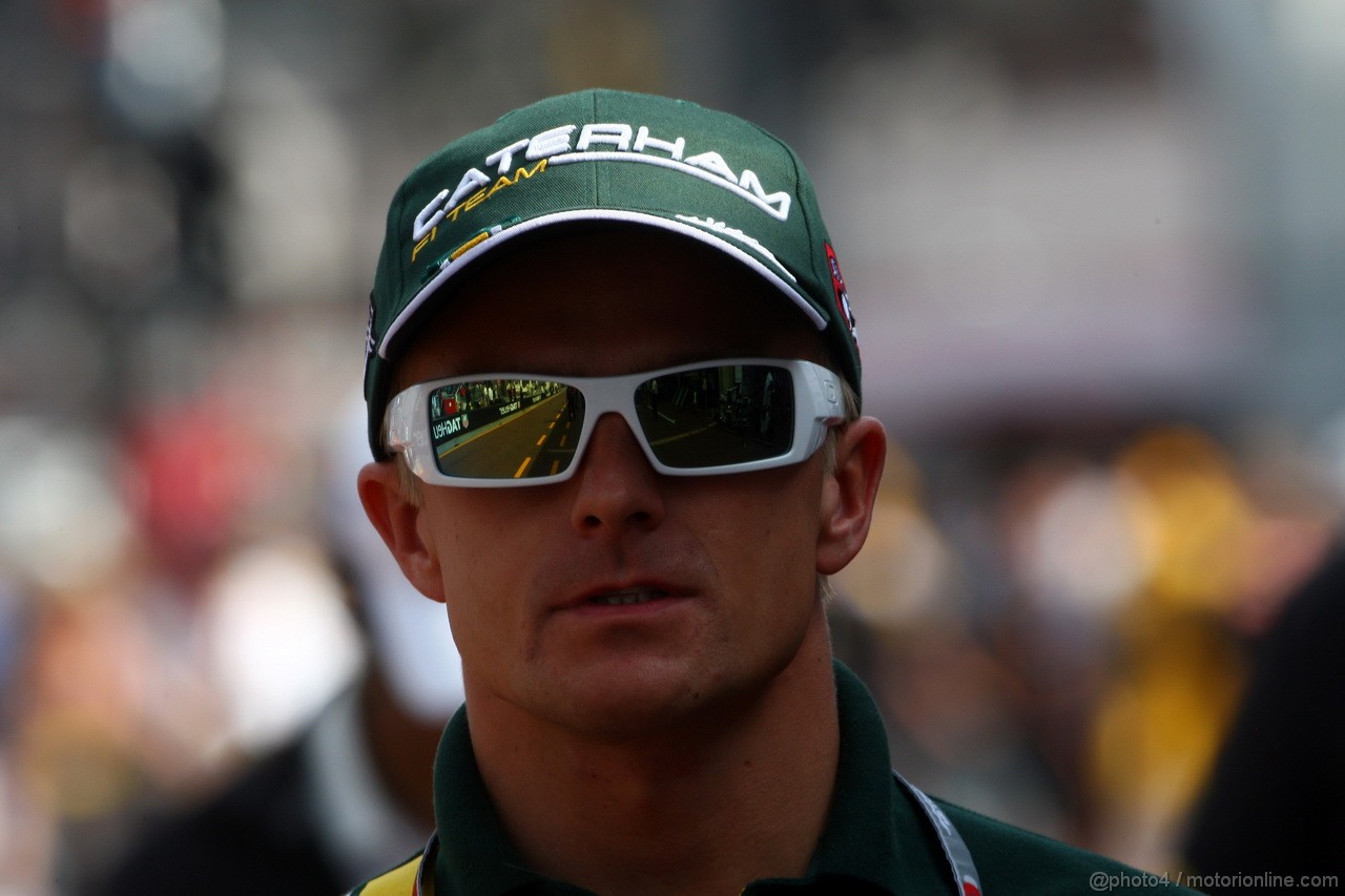 GP MONACO, 24.05.2012- Heikki Kovalainen (FIN) Caterham F1 Team CT01 
