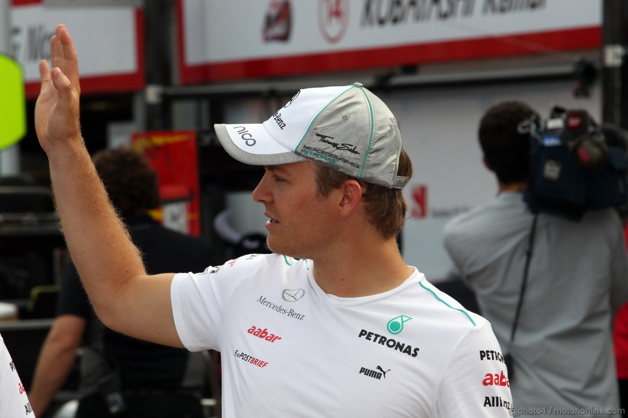 GP MONACO, 24.05.2012- Nico Rosberg (GER) Mercedes AMG F1 W03 