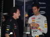 GP MONACO, 24.05.2012- Free Practice 1, Christian Horner (GBR), Red Bull Racing, Sporting Director e Mark Webber (AUS) Red Bull Racing RB8 