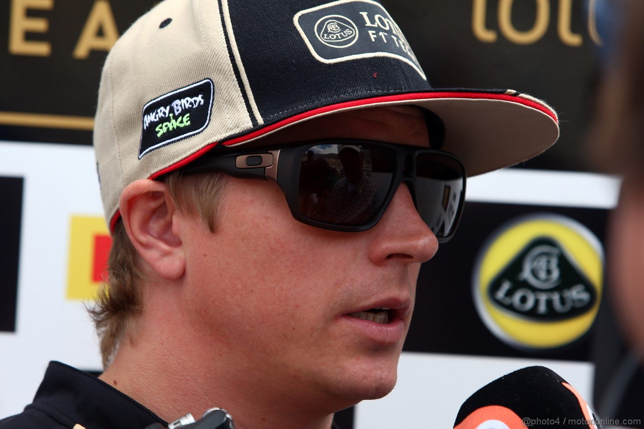 GP MONACO, 23.05.2012- Kimi Raikkonen (FIN) Lotus F1 Team E20 