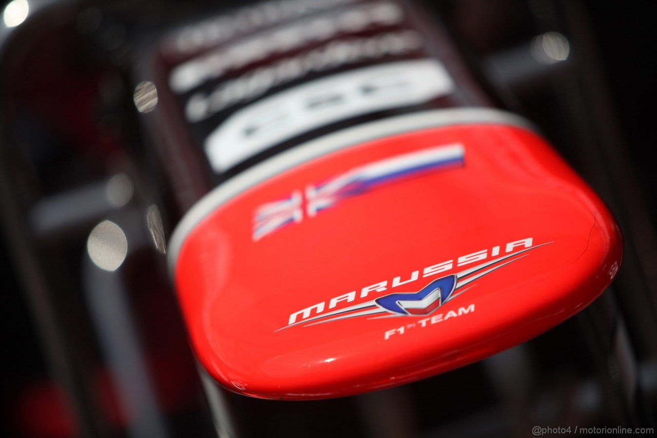 GP MONACO, 23.05.2012- Marussia F1 Team MR01, detail
