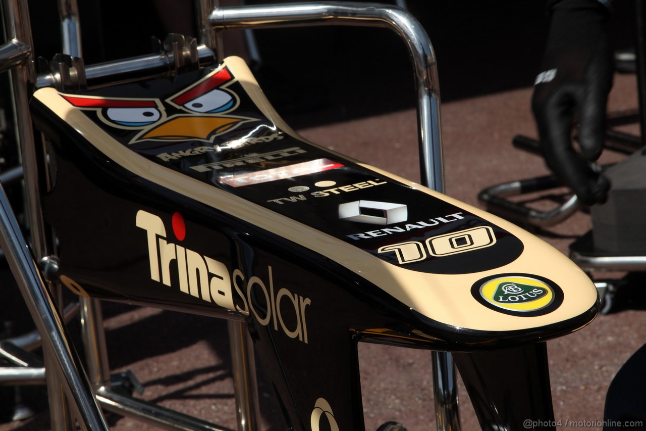 GP MONACO, 23.05.2012- Lotus F1 Team E20, detail