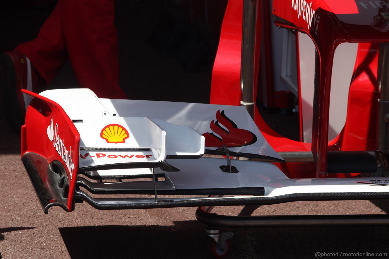 GP MONACO, 23.05.2012- Ferrari F2012, detail