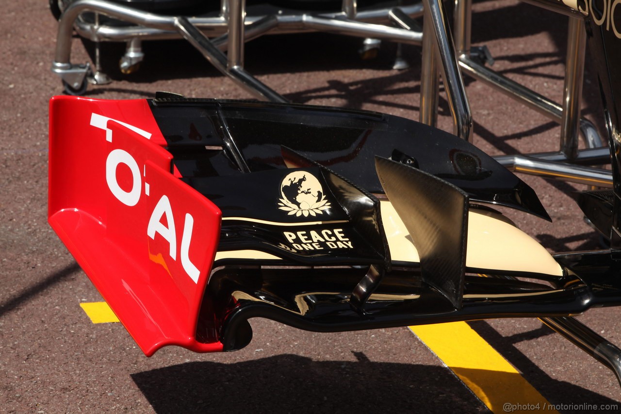 GP MONACO, 23.05.2012- Lotus F1 Team E20, detail