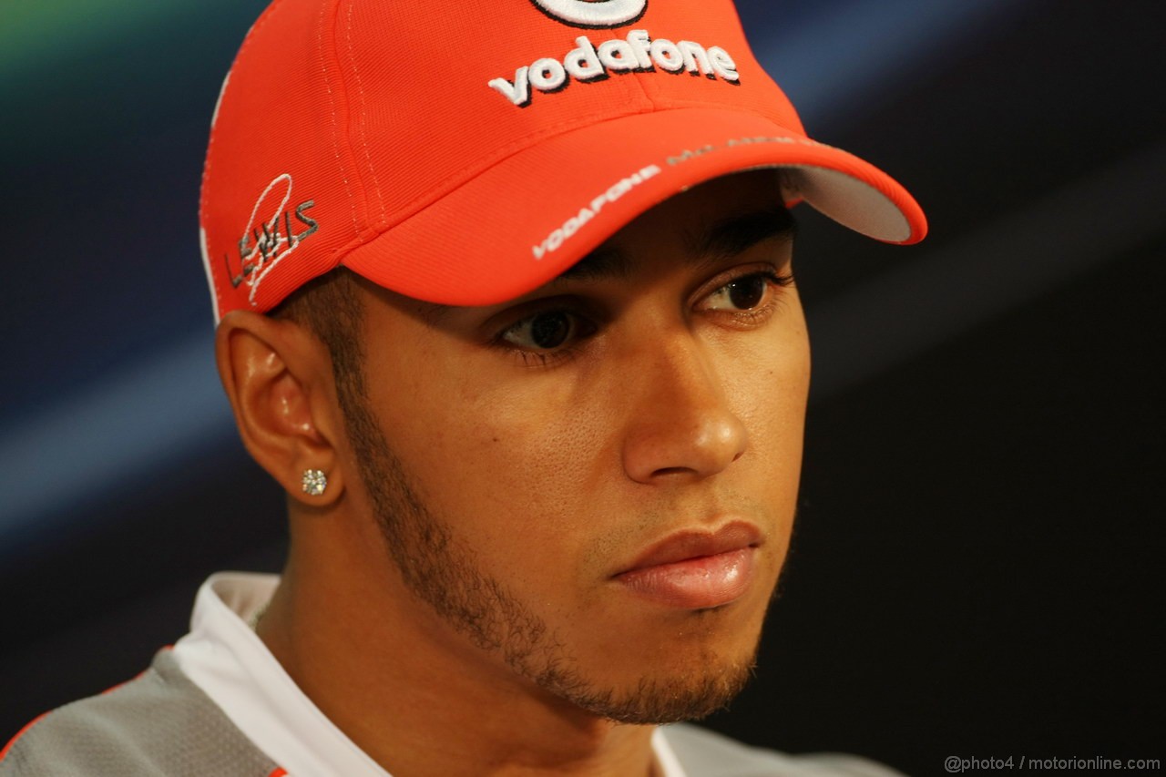 GP MONACO, 23.05.2012- Conferenza Stampa, Lewis Hamilton (GBR) McLaren Mercedes MP4-27