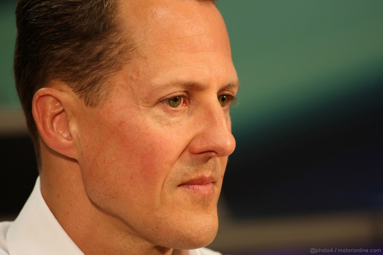 GP MONACO, 23.05.2012- Conferenza Stampa, Michael Schumacher (GER) Mercedes AMG F1 W03