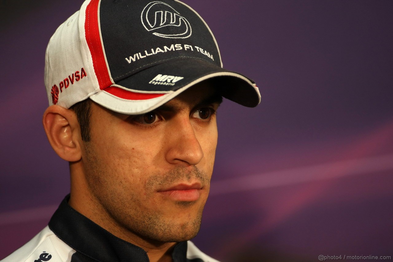 GP MONACO, 23.05.2012- Conferenza Stampa, Pastor Maldonado (VEN) Williams F1 Team FW34 