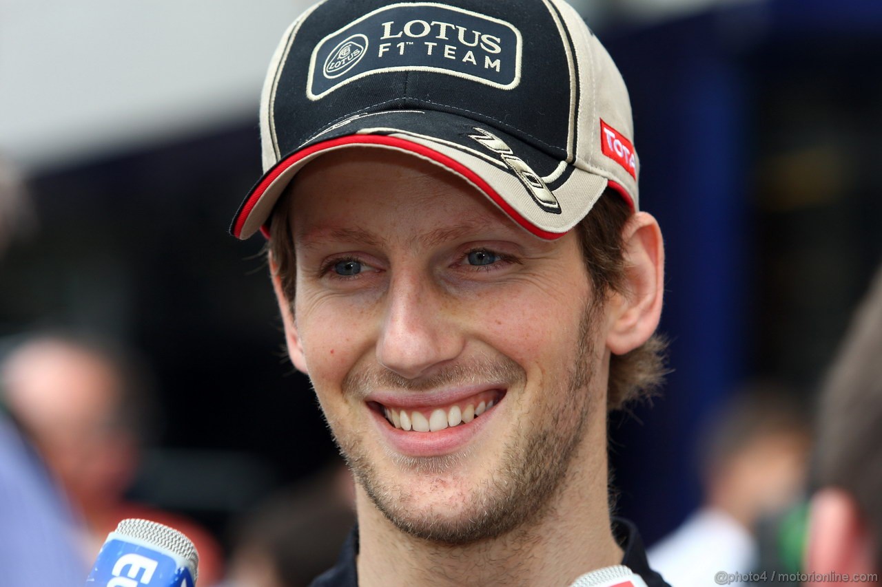 GP MONACO, 23.05.2012- Romain Grosjean (FRA) Lotus F1 Team E20