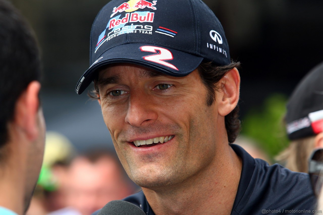GP MONACO, 23.05.2012- Mark Webber (AUS) Red Bull Racing RB8