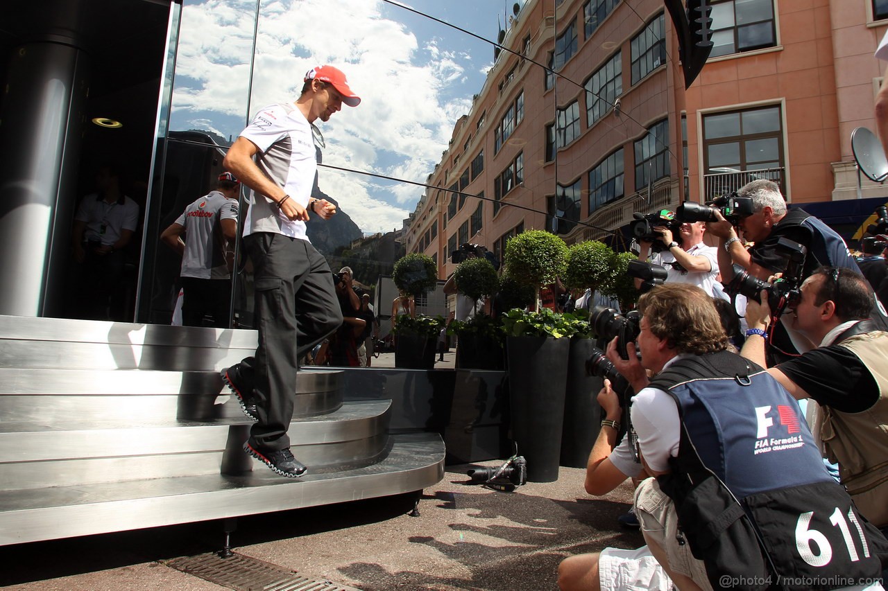 GP MONACO, 23.05.2012- Jenson Button (GBR) McLaren Mercedes MP4-27