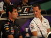 GP MONACO, 23.05.2012- Conferenza Stampa, Mark Webber (AUS) Red Bull Racing RB8 e Michael Schumacher (GER) Mercedes AMG F1 W03 