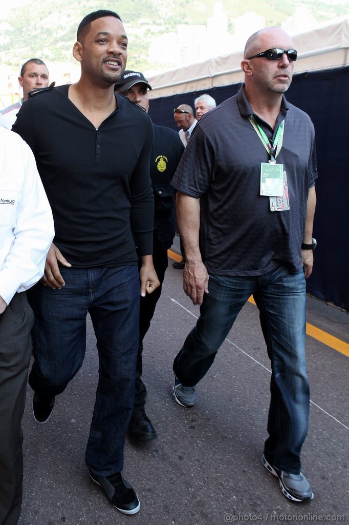 GP MONACO, 26.05.2012- Will Smith (USA) Actor in the paddock.