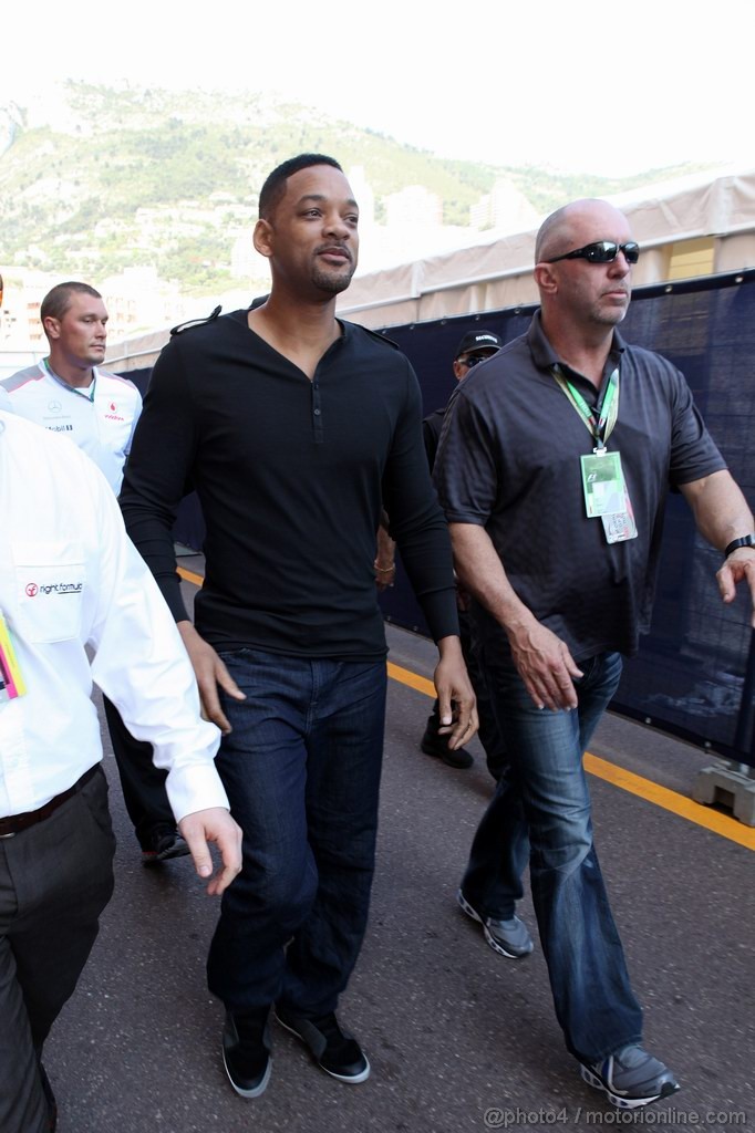 GP MONACO, 26.05.2012- Will Smith (USA) Actor in the paddock.