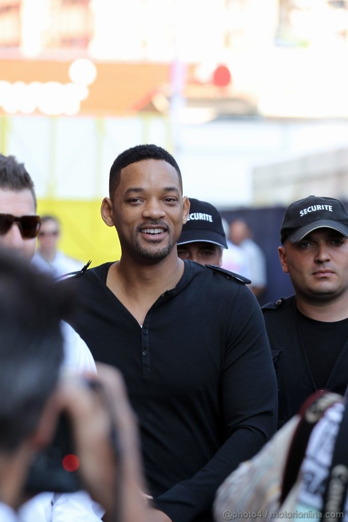 GP MONACO, 26.05.2012- Will Smith (USA) Actor in the paddock.