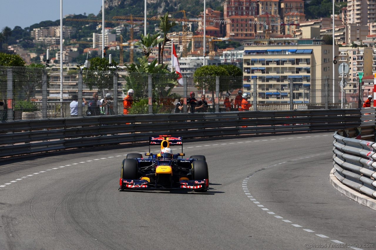 GP MONACO, 26.05.2012-  Prove Libere 3, Sebastian Vettel (GER) Red Bull Racing RB8 