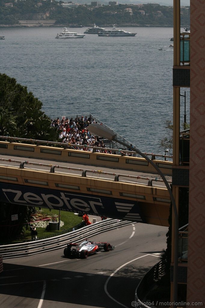 GP MONACO, 26.05.2012-  Prove Libere 3, Jenson Button (GBR) McLaren Mercedes MP4-27